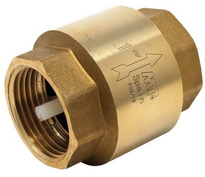 Обратный кран пружинный 1/2" PN10/16