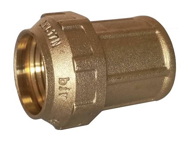Прямой фитинг с внутренней резьбой ПЭ 20 x 1/2"