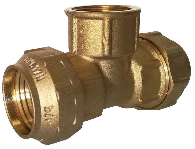 Тройник с внутренней резьбой ПЭ 20 x 1/2"