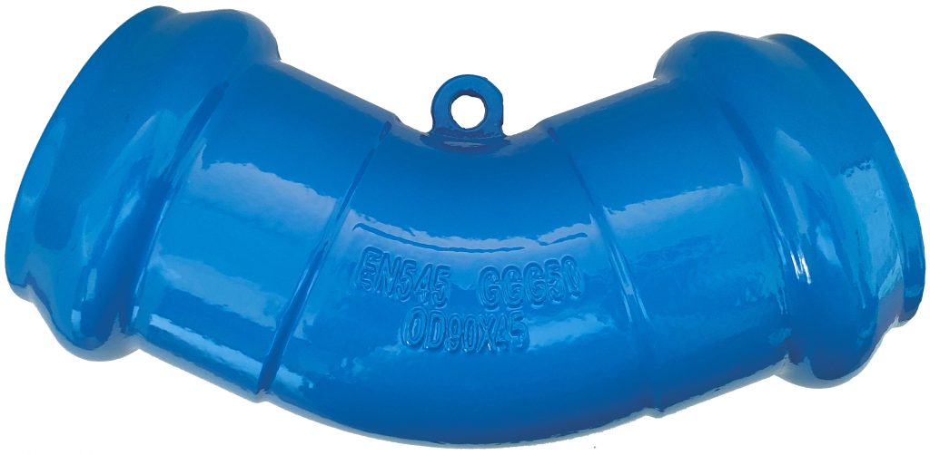Отвод раструбный 45º DN40 PVC50