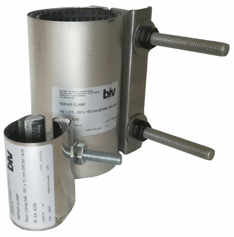 Ремонтный хомут HS1 DN15 R(15/22) L 75 мм