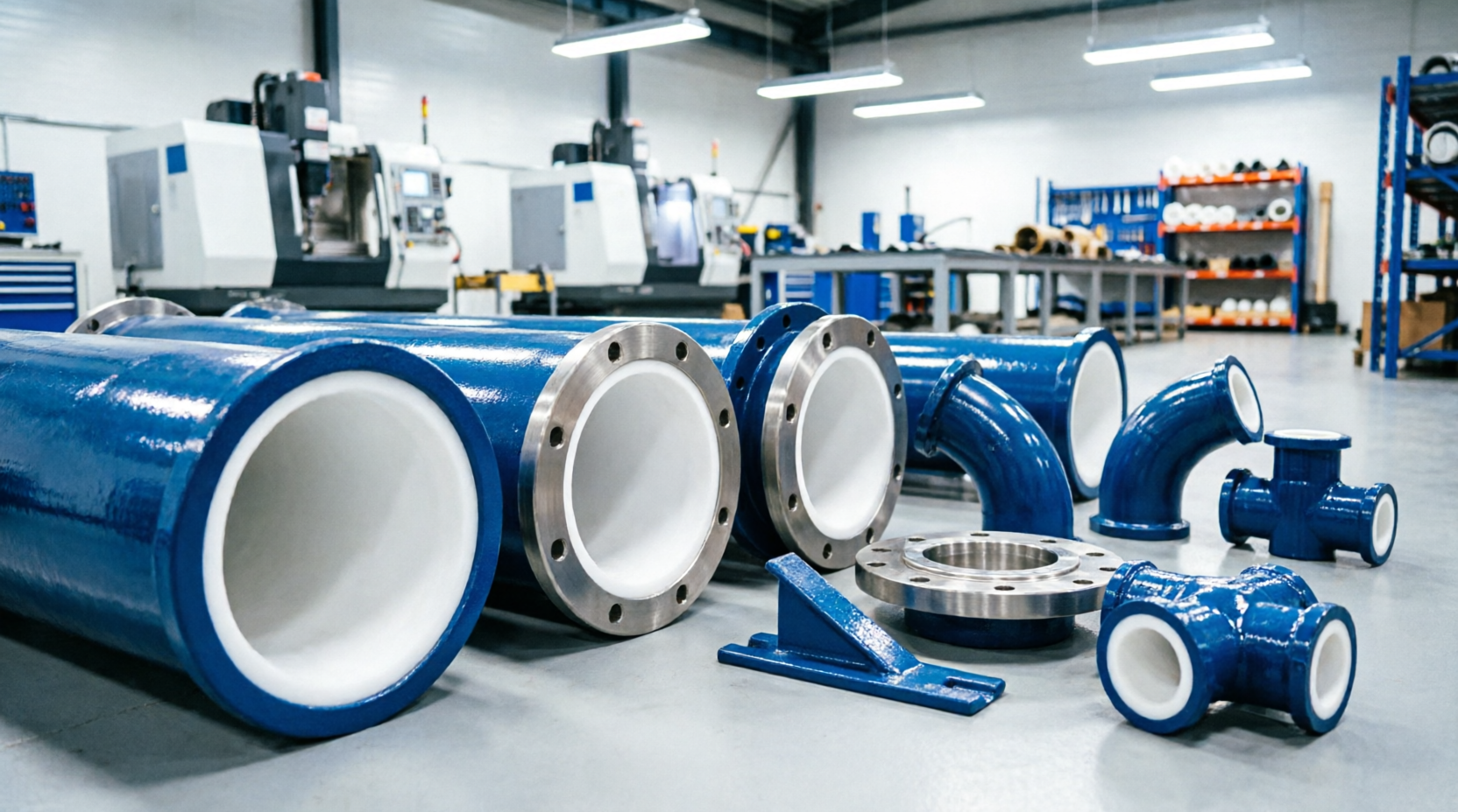 Трубы с PTFE футеровкой LMP