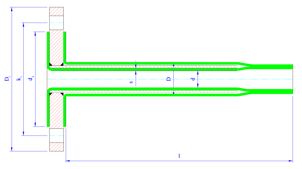Инжекционные трубы PTFE (DIN)