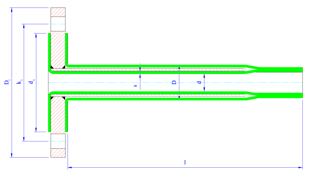 Инжекционные трубы PTFE (ANSI)