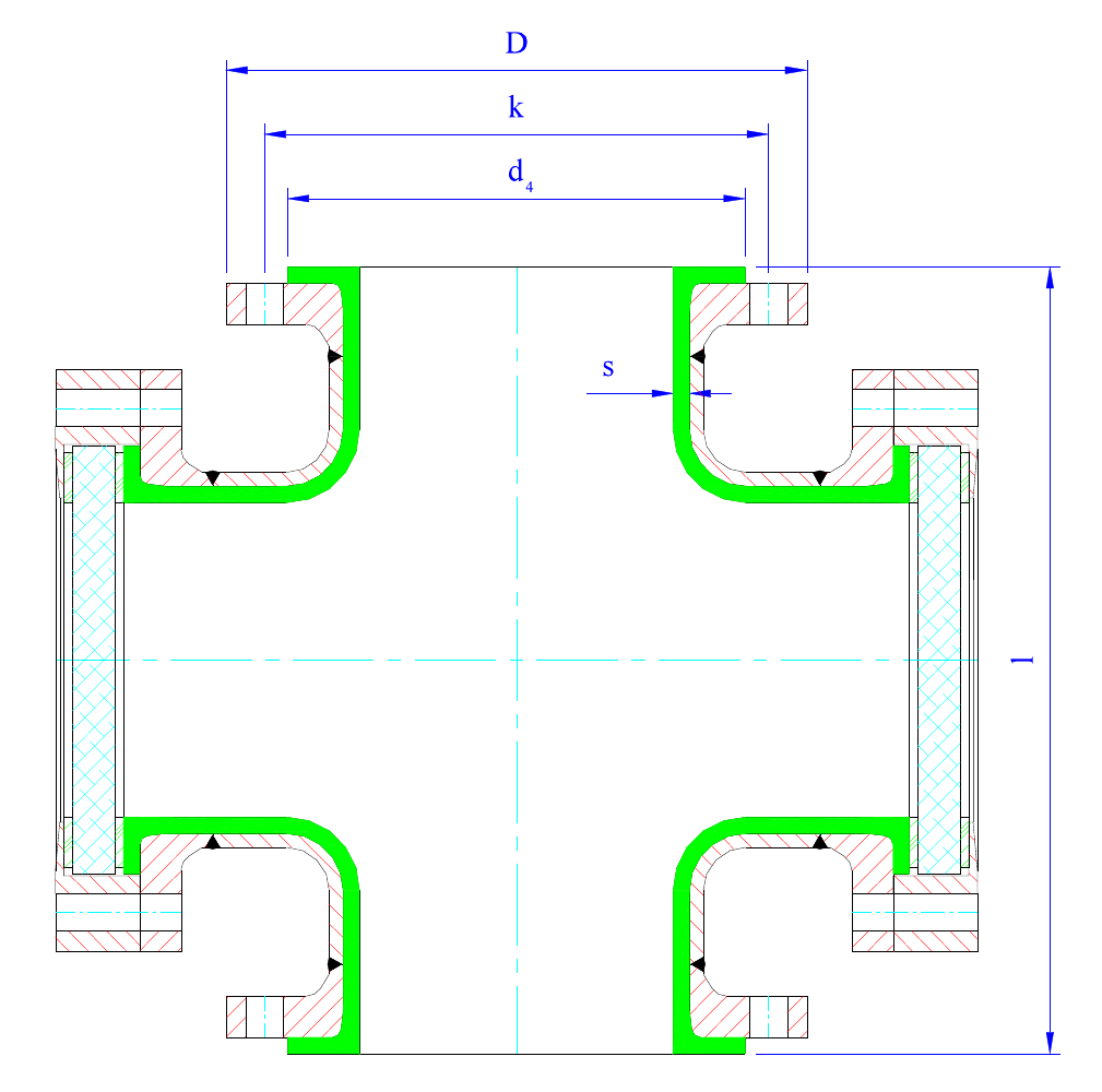 Смотровые стёкла PTFE (ANSI)