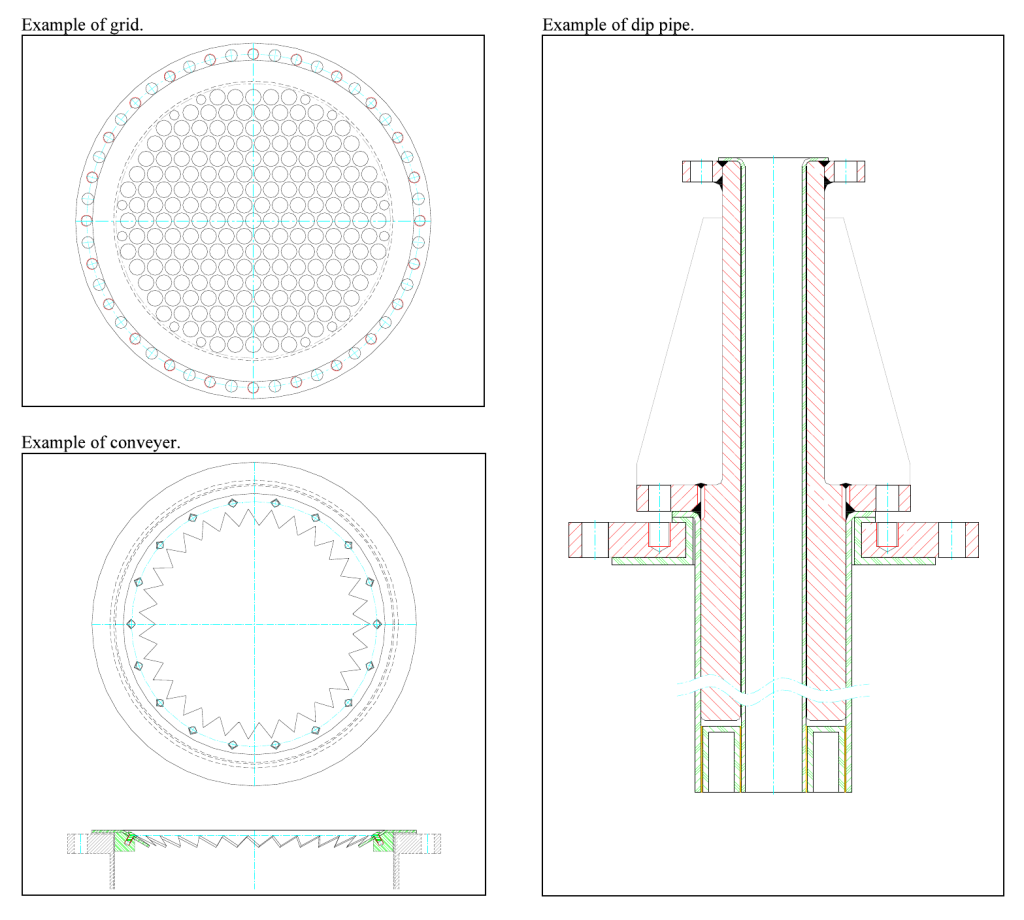 Распылительные шары PTFE